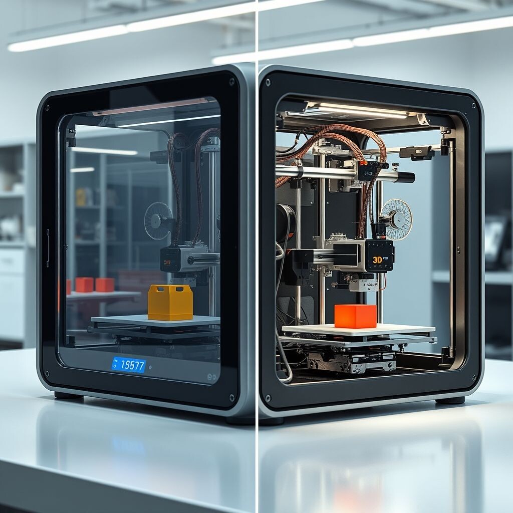 Закрытый/открытый тип 3D-принтера