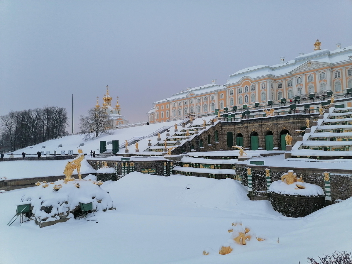 Нижний парк в зимний сезон