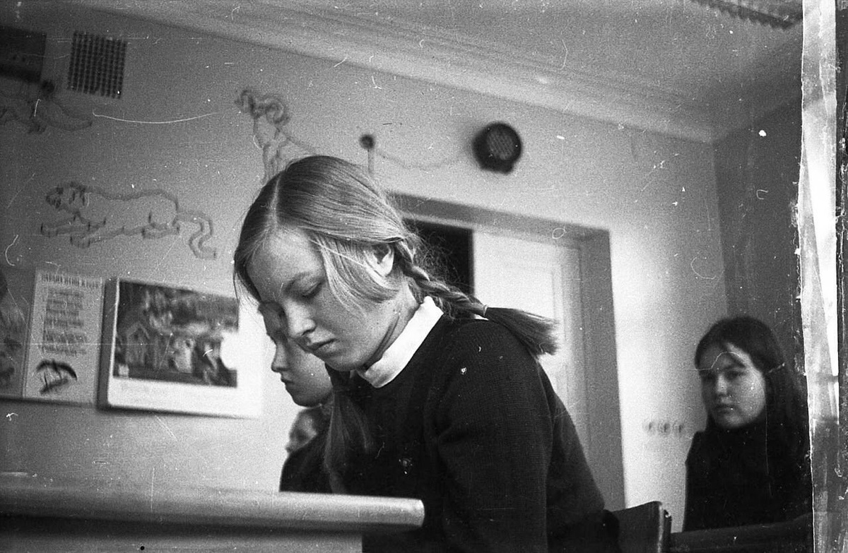 Задумчивость посреди школьного дня