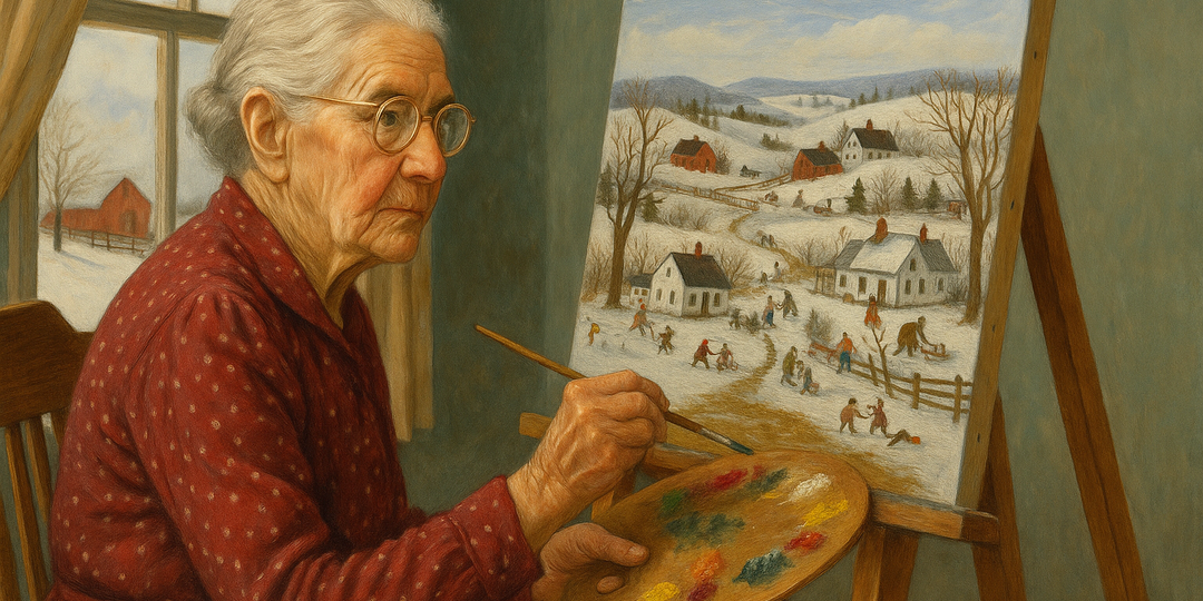Картины 100-летней бабушки украсили Белый дом: история Бабушки Мозес