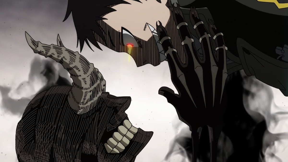 Кадр из аниме «пламенная бригада пожарных»