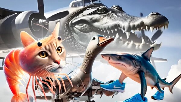 Забавные персонажи уже покорили пользователей по всему миру. Коллаж © Life.ru. Обложка © Instagram (признан экстремистской организацией и запрещён на территории Российской Федерации) / fishy.ai.animation