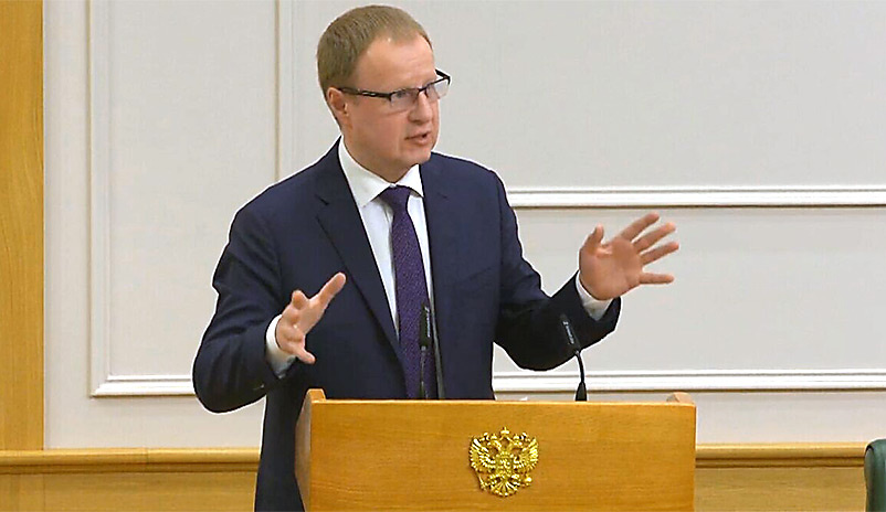    Виктор Томенко. Фото: скриншот трансляции заседания Совета по развитию Сибири при спикере СФ