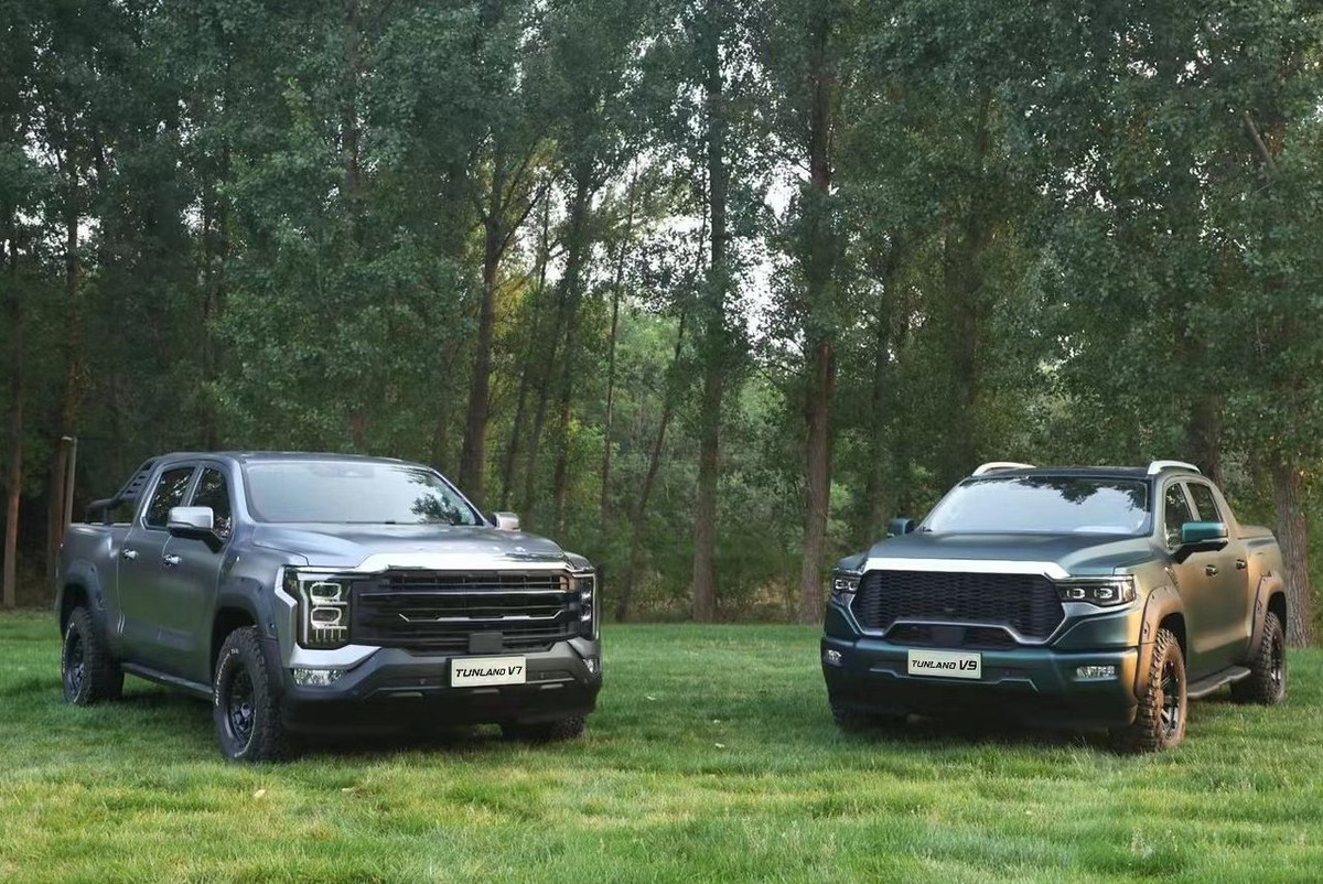 В России появились новые полноразмерные пикапы Foton Tunland V7 и Tunland V9.