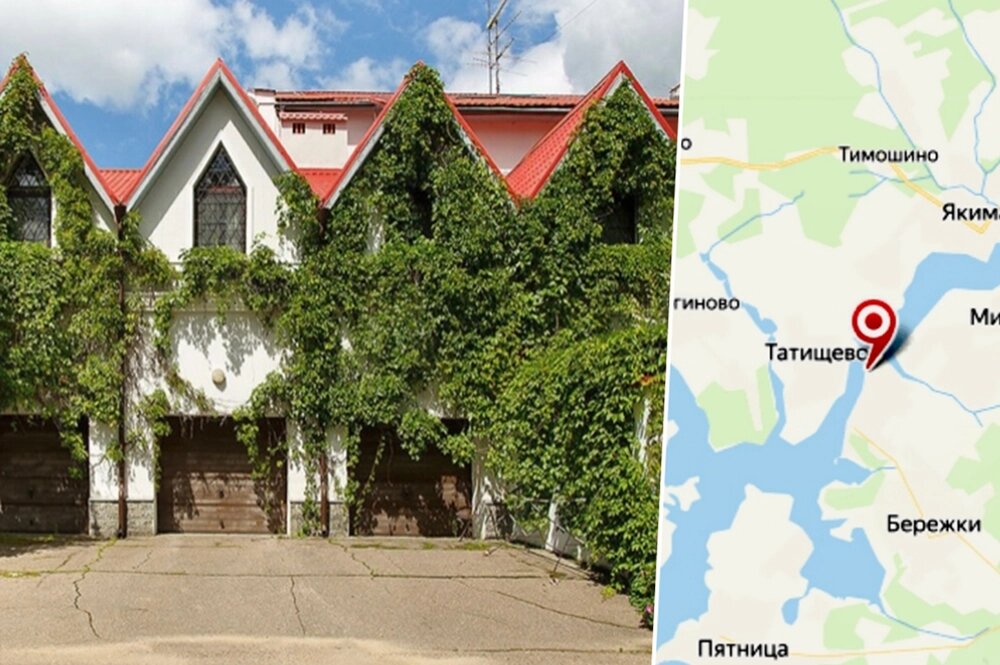    Дача Аллы Пугачевой в Малых Бережках.  Коллаж АиФ/ Фото с сайта агентства недвижимости