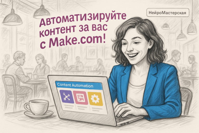    Автоматизируйте контент за вас с Make.com! Оксана Солдатова