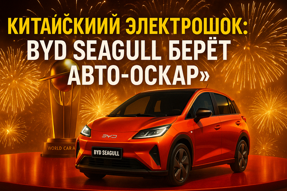 Как крошечный BYD Seagull взял «Автомобильный Оскар‑2025»