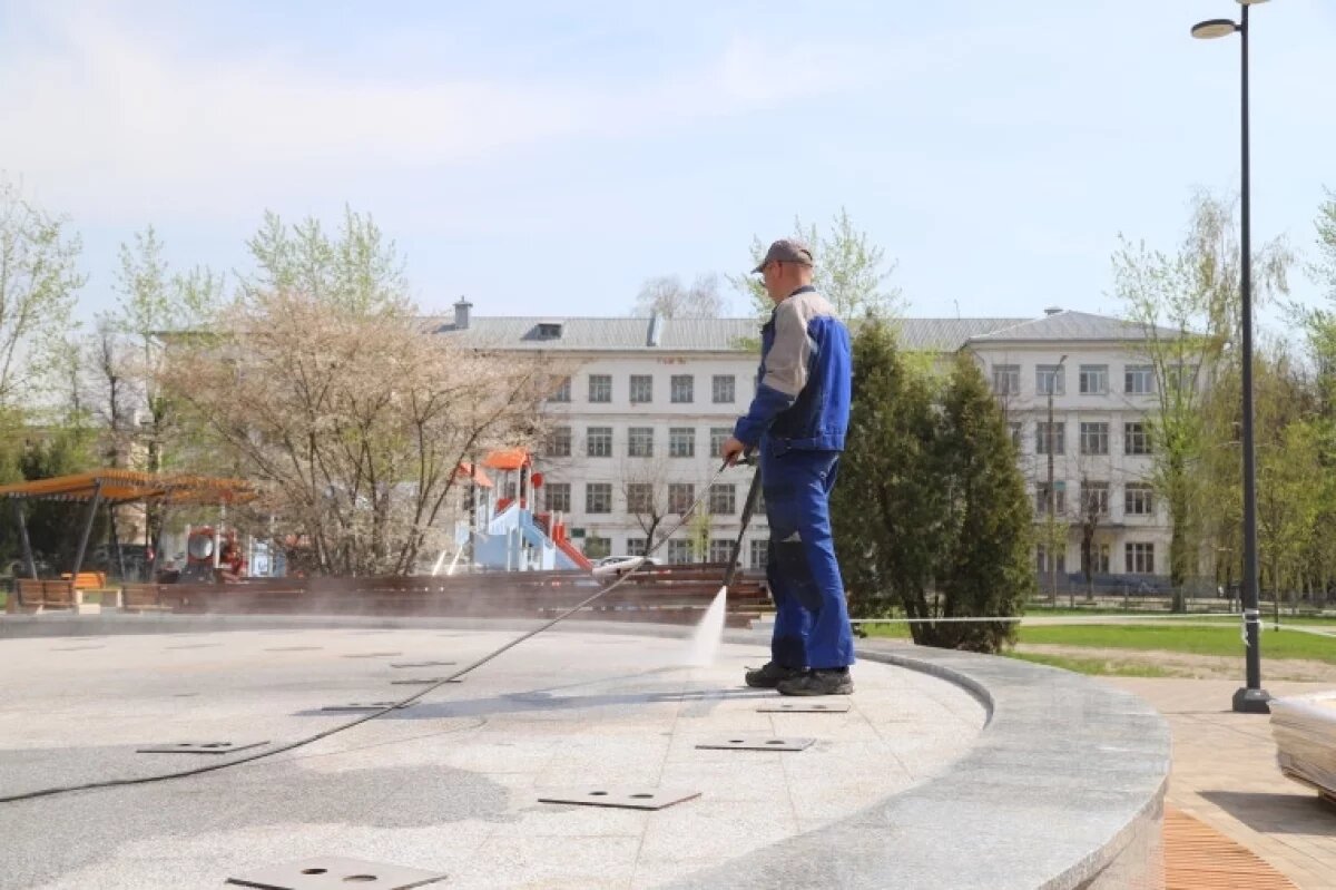    Расконсервация фонтанов началась в Туле