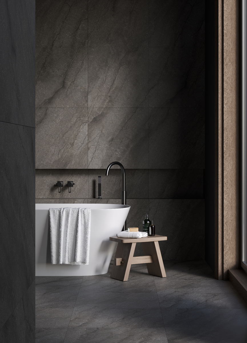 Интерьер с керамогранитом Bereg от KERRANOVA