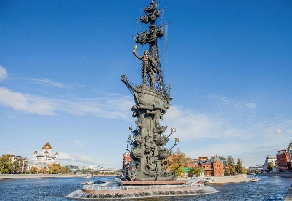 Памятник Петру I в Москве. Фото: travel2moscow.com