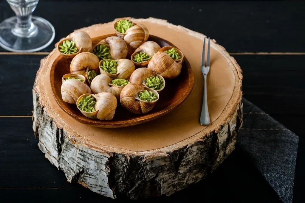 Блюдо из улиток // Фото предоставлено улиточной фермой «Мама Дёма»