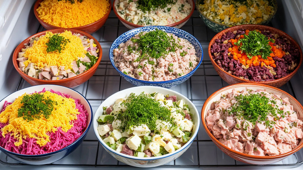 Праздничные салаты