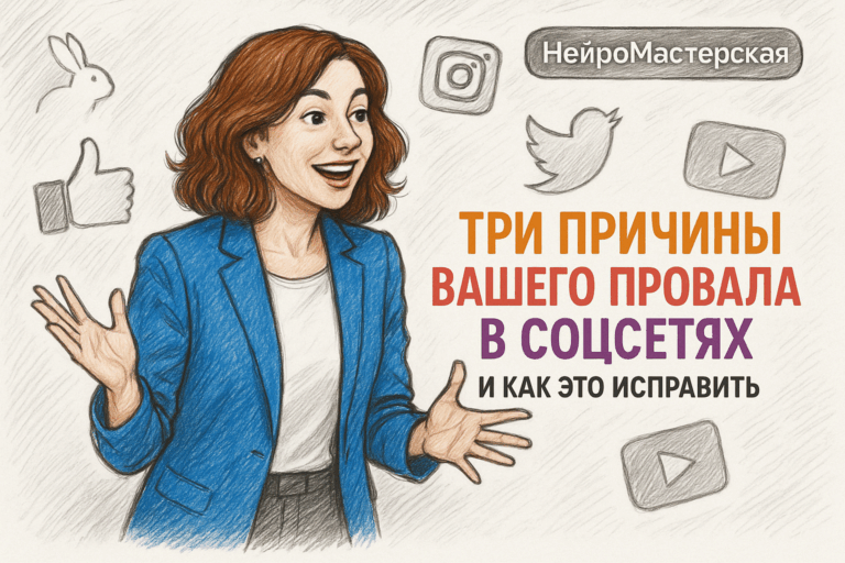    Три причины вашего провала в соцсетях и как это исправить Оксана Солдатова