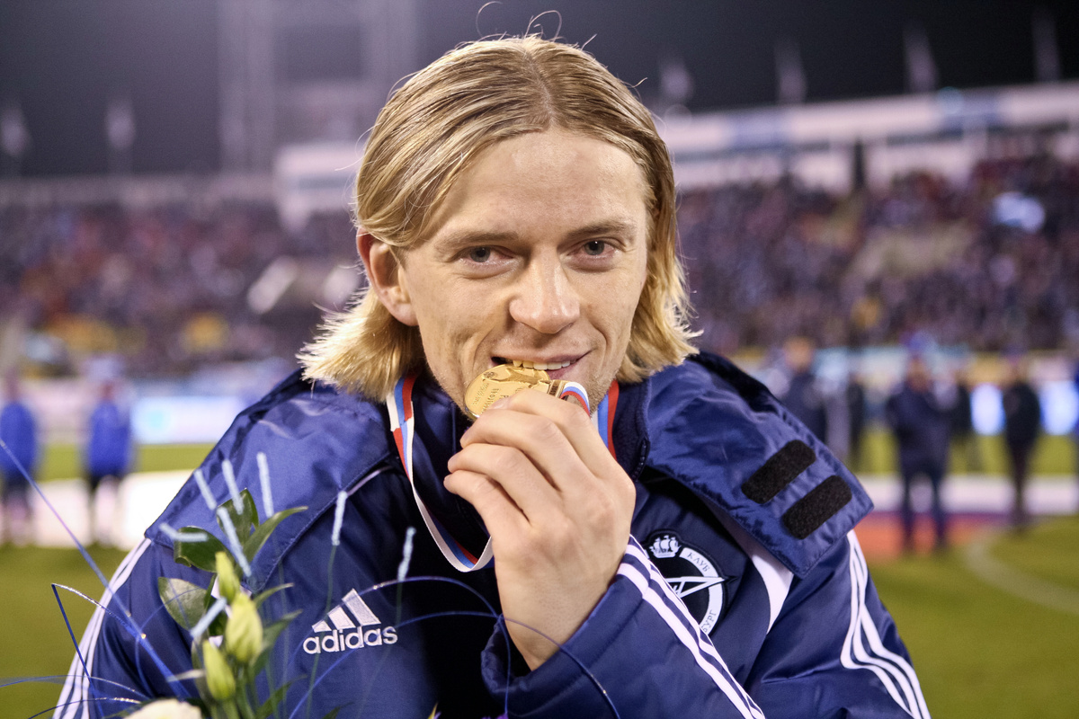     Анатолий Тимощук – чемпион России-2007. Фото: «Зенит»