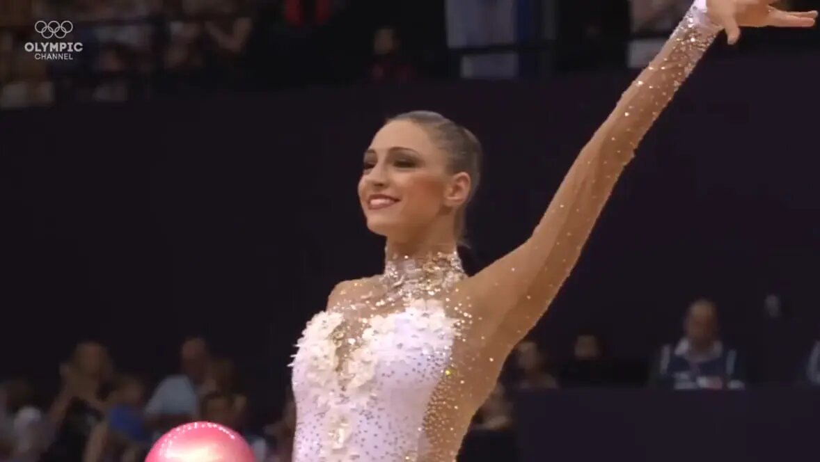    Евгения Канаева. Фото: скриншот из видео трансляции выступления на Олимпиаде в Лондоне в 2012 году.
