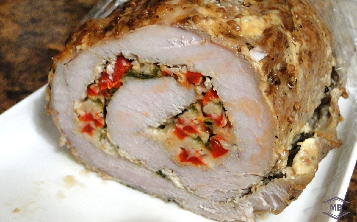 Нежное сочное мясо с ароматной начинкой