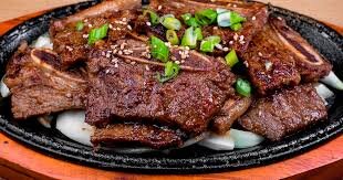 Жареные говяжьи ребрышки гальби