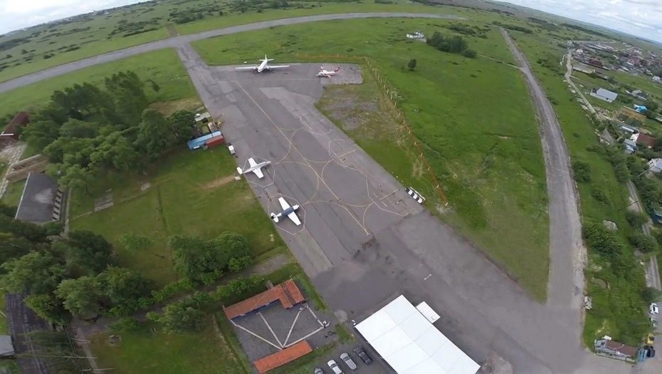    Территория аэродрома Горелово, вид с воздуха. Автор фото: "Яндекс Карты"
