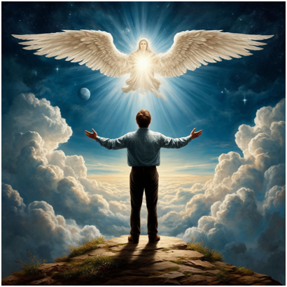 Сгенерировано ИИ-  просьбы к Небесам.