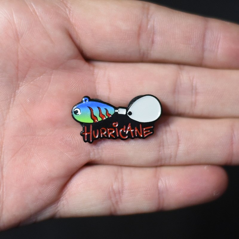 Значок с любимой приманкой