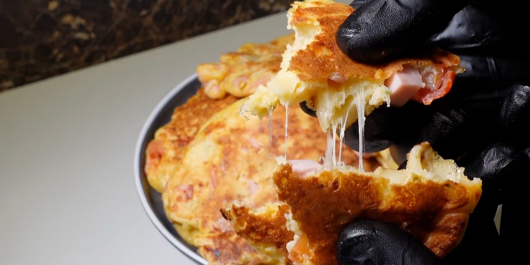 Сырные оладьи или оладьи-пиццы! Простой и вкусный #рецепт