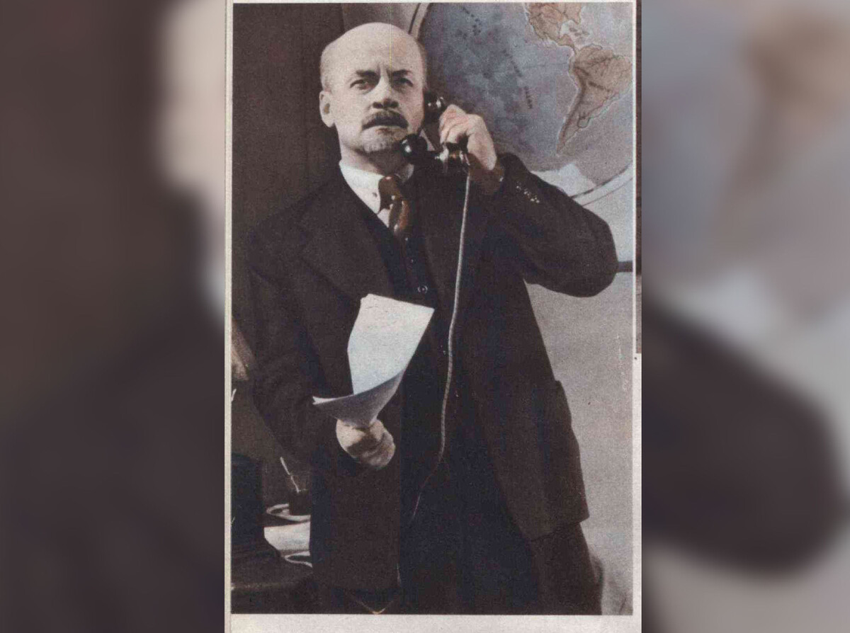 Рихардс Зандерсонс в роли Ленина © Sputnik, из архива Михаила Губина