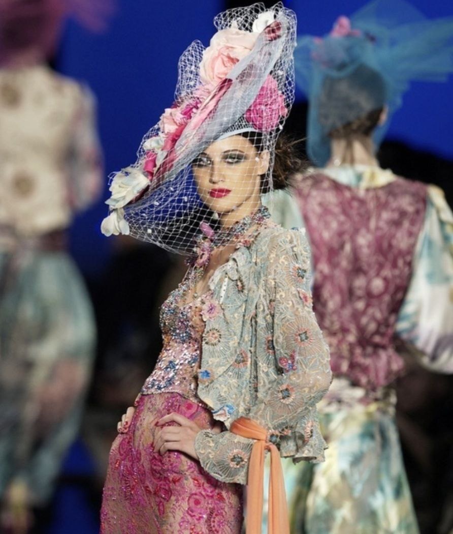 Большие цветы в моде, пример 1