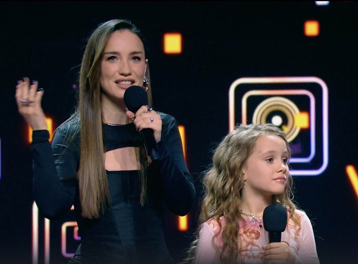 Виктория Дайнеко с дочкой Елизаветой