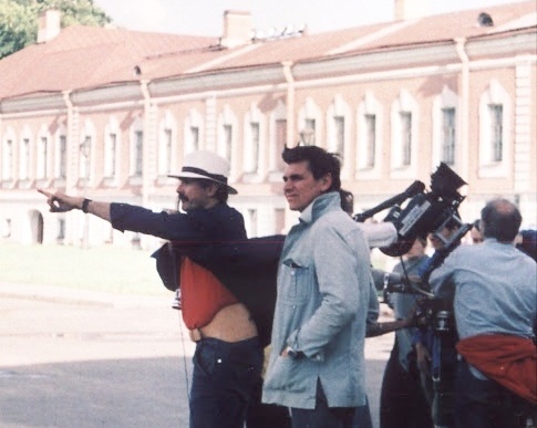 Михалков и Ващилин на съёмках фильма (фото из свободного доступа в интернете)