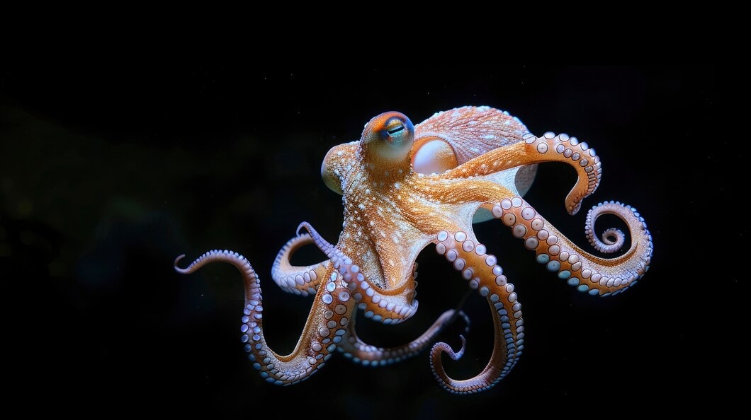 Тело осьминога гибкое, без скелета, что позволяет ему проникать в узкие щели.