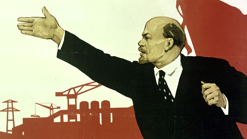     Плакат «Наш путь — путь к коммунизму». Сампе, Владимир Сачков РИА Новости Э. Коган