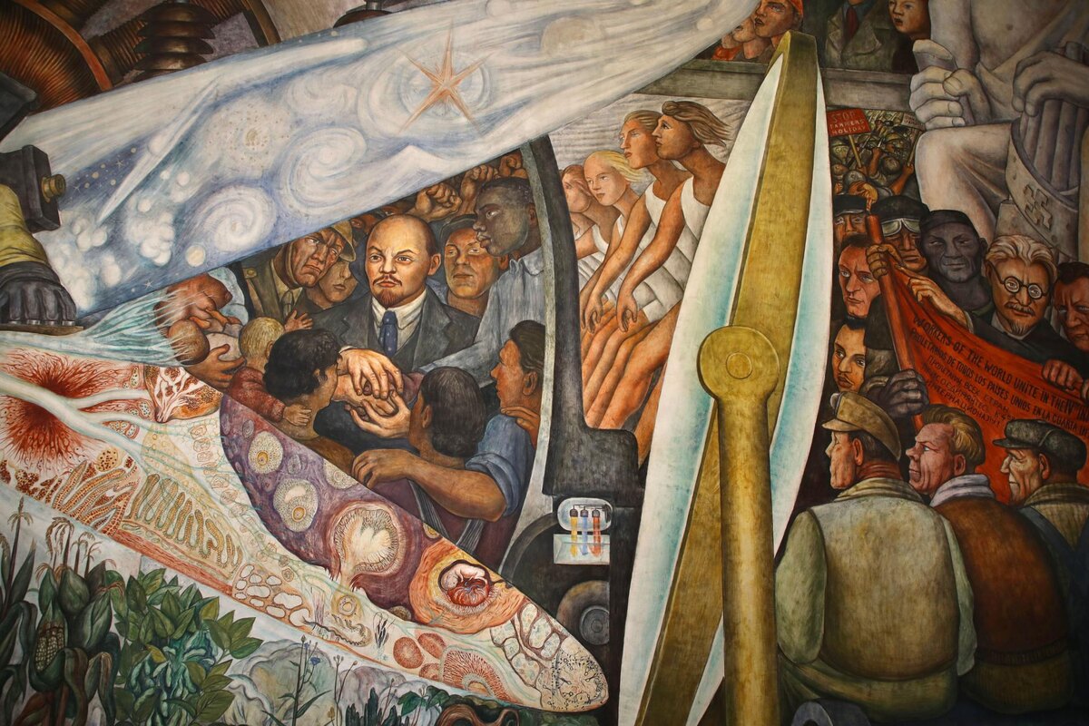     Фрагмент фрески Диего Риверы «Человек, управляющий Вселенной» / Legion-Media / SOPA Images Limited