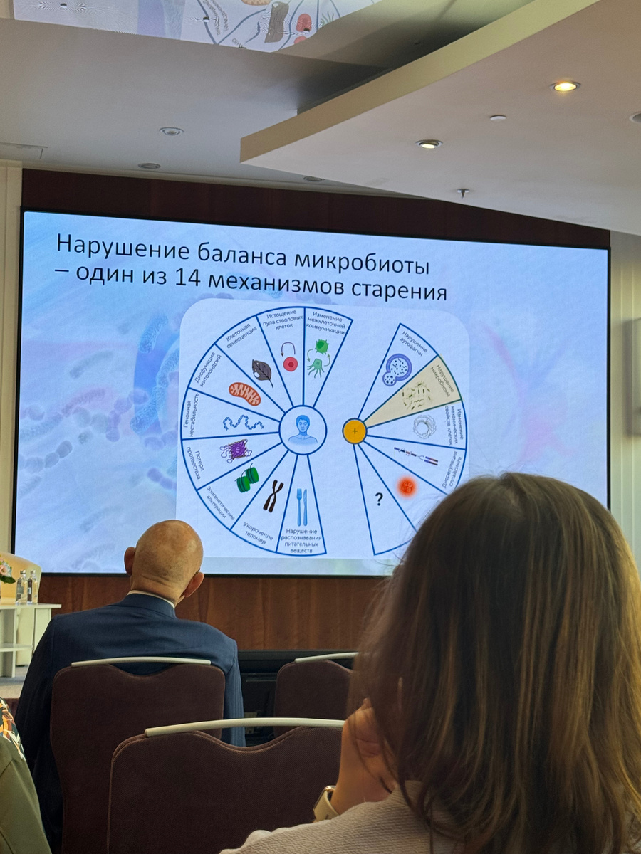 «Нарушение баланса микробиоты — один из 14 механизмов старения»