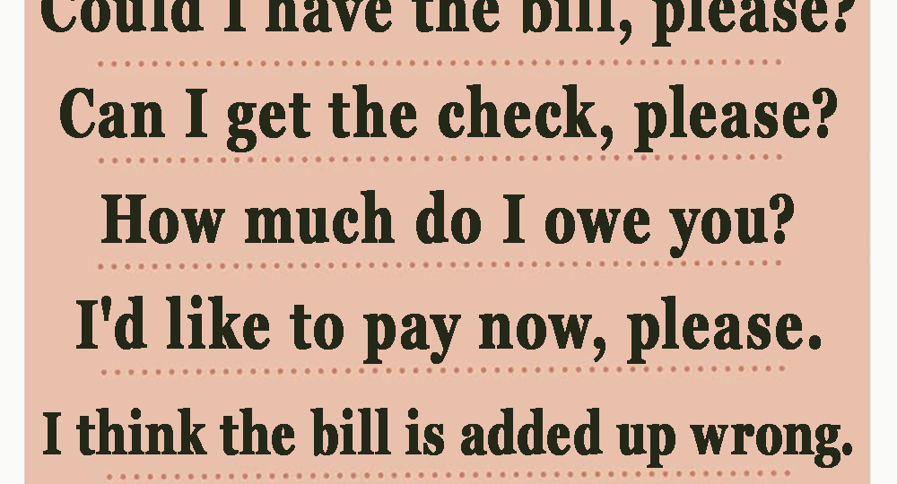 💳Фразы на тему "Оплата"