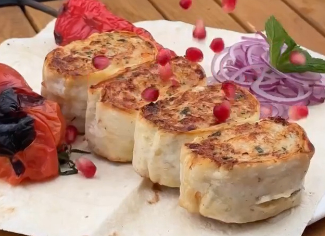 Куриный кебаб в лаваше 😍🔥