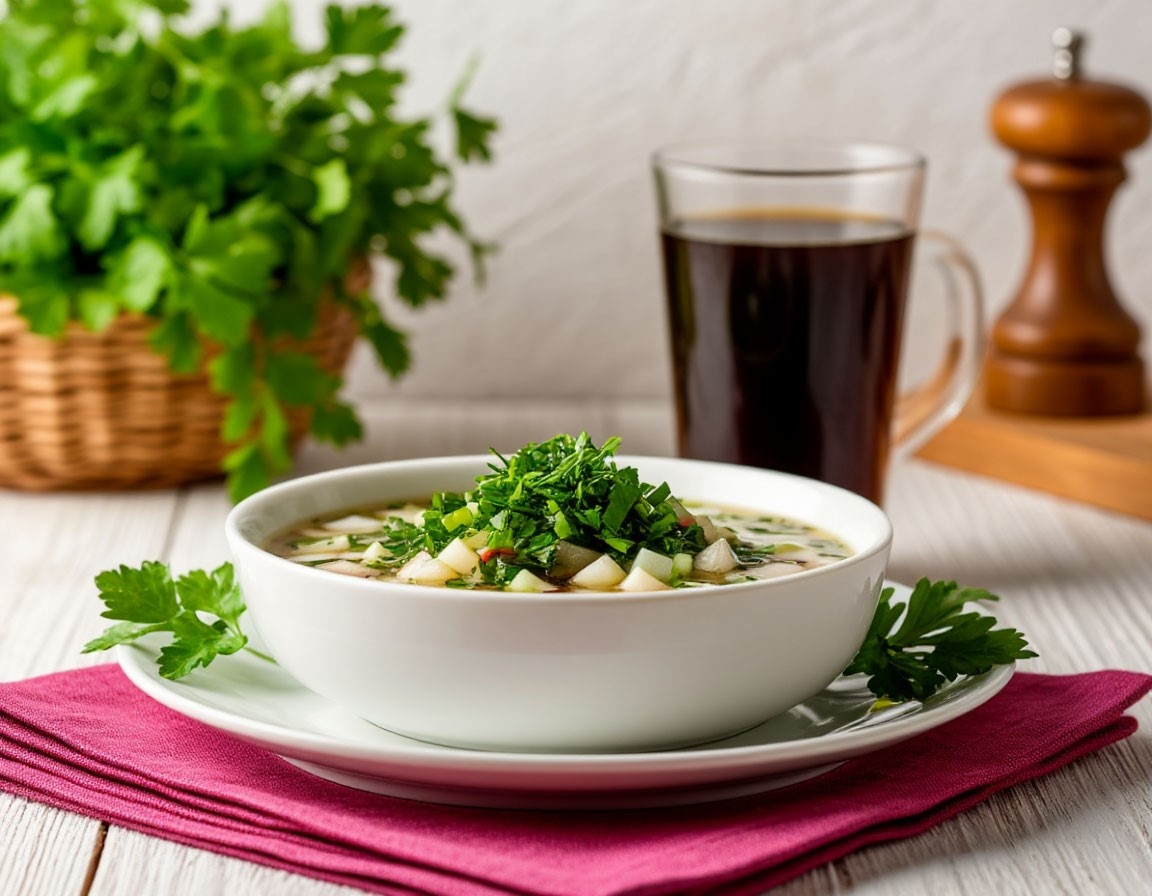 Окрошка на квасе