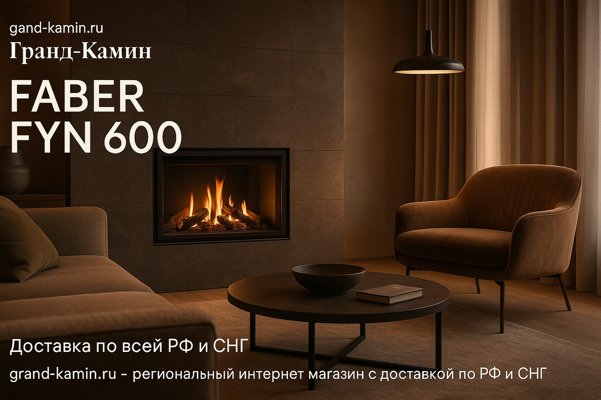    Газовый камин Fyn 600: создайте уют и тепло в вашем доме с невероятным дизайном и высокой эффективностью Kamin