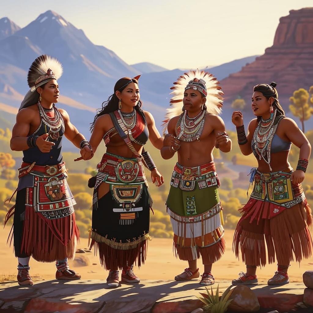 Таких индейцев сгенерировал мне Gigachat