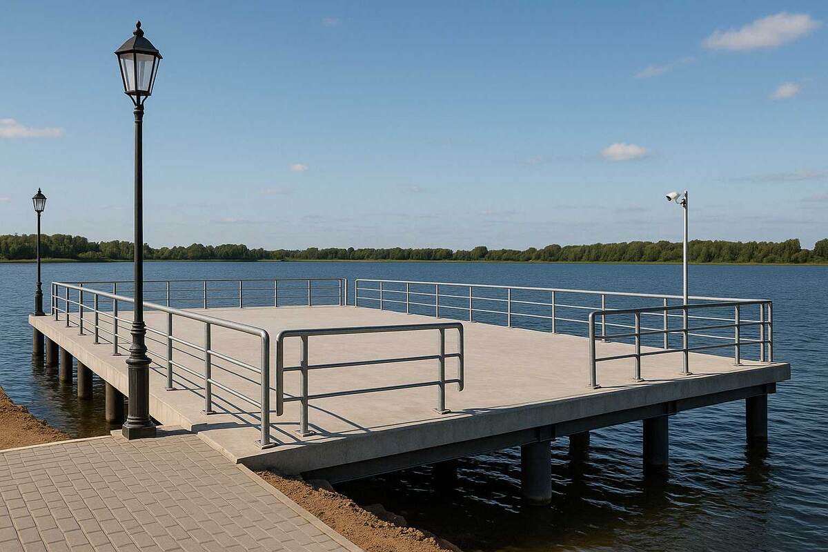 строительство причала под ключ