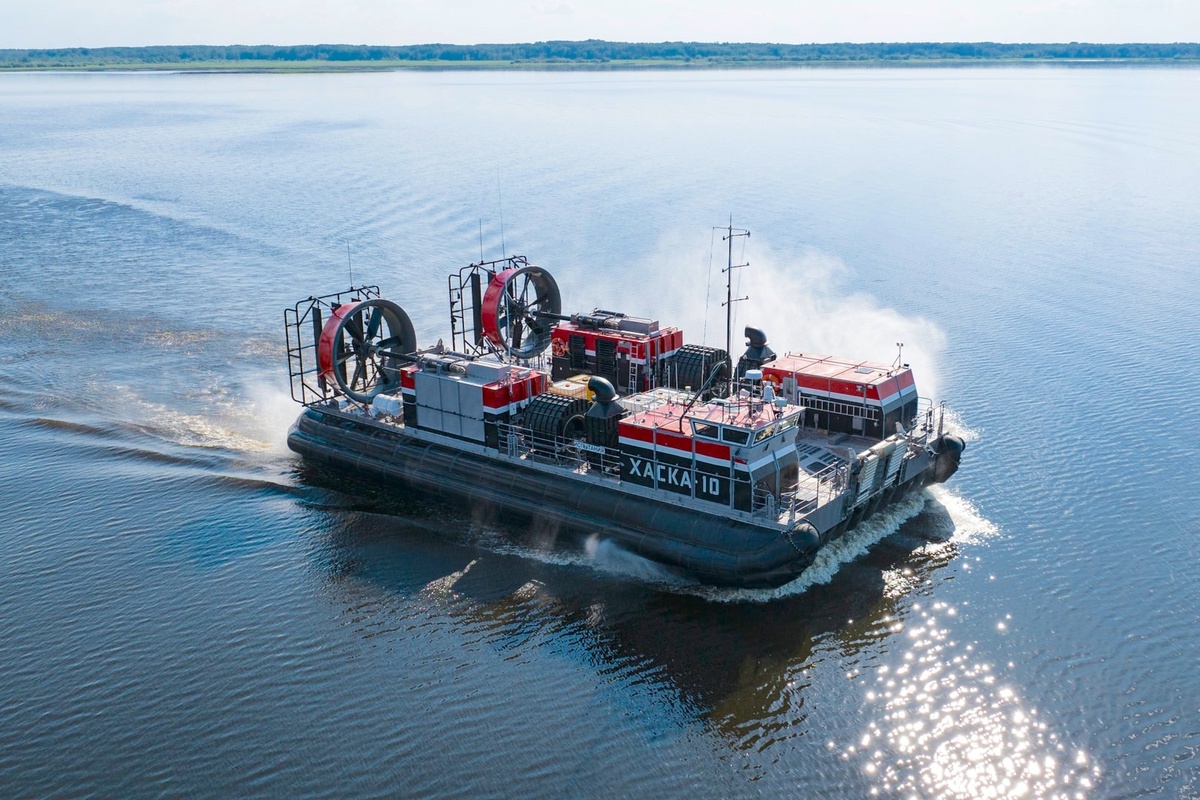 СВП «Хаска-10». Ходовые испытания. Фото: kalashnikovgroup.ru