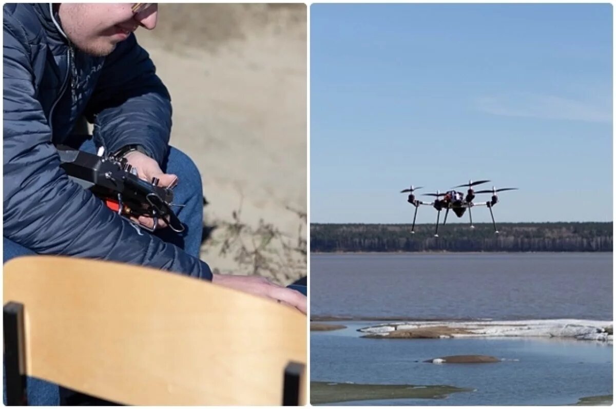    Новый дрон для доставки товаров протестировали в новосибирском университете
