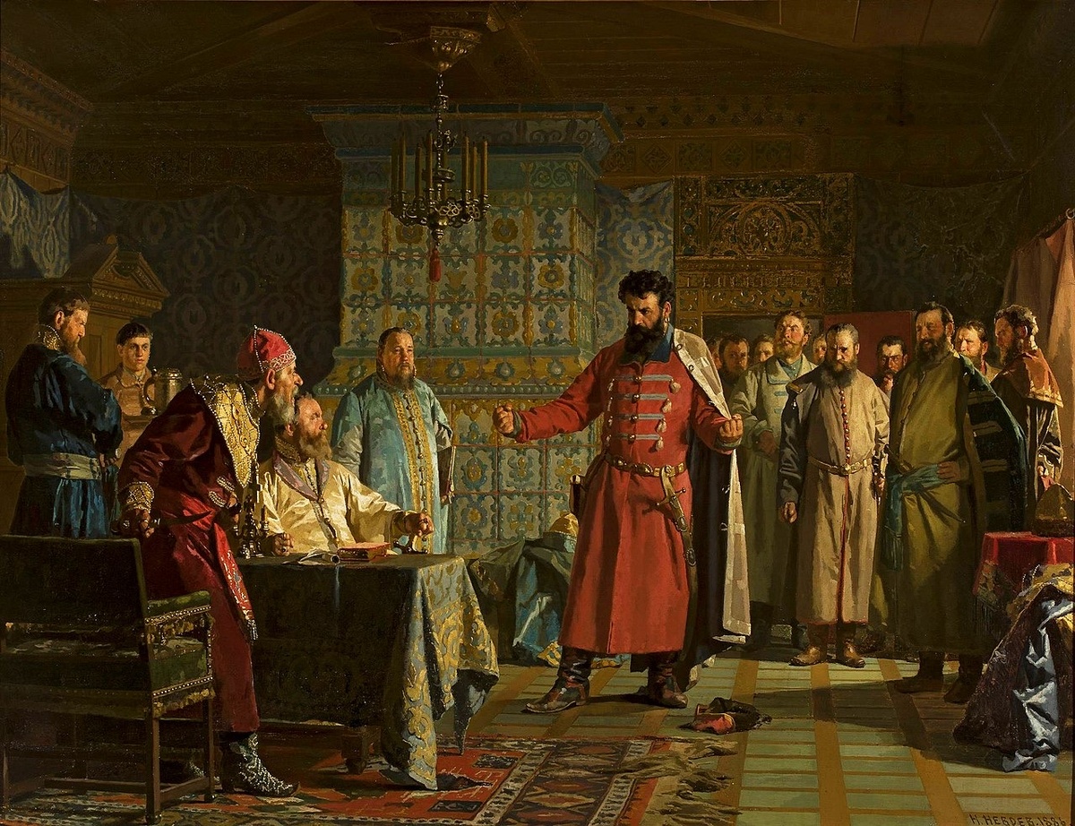 Неврев Н. В. Захарий Ляпунов и Василий Шуйский