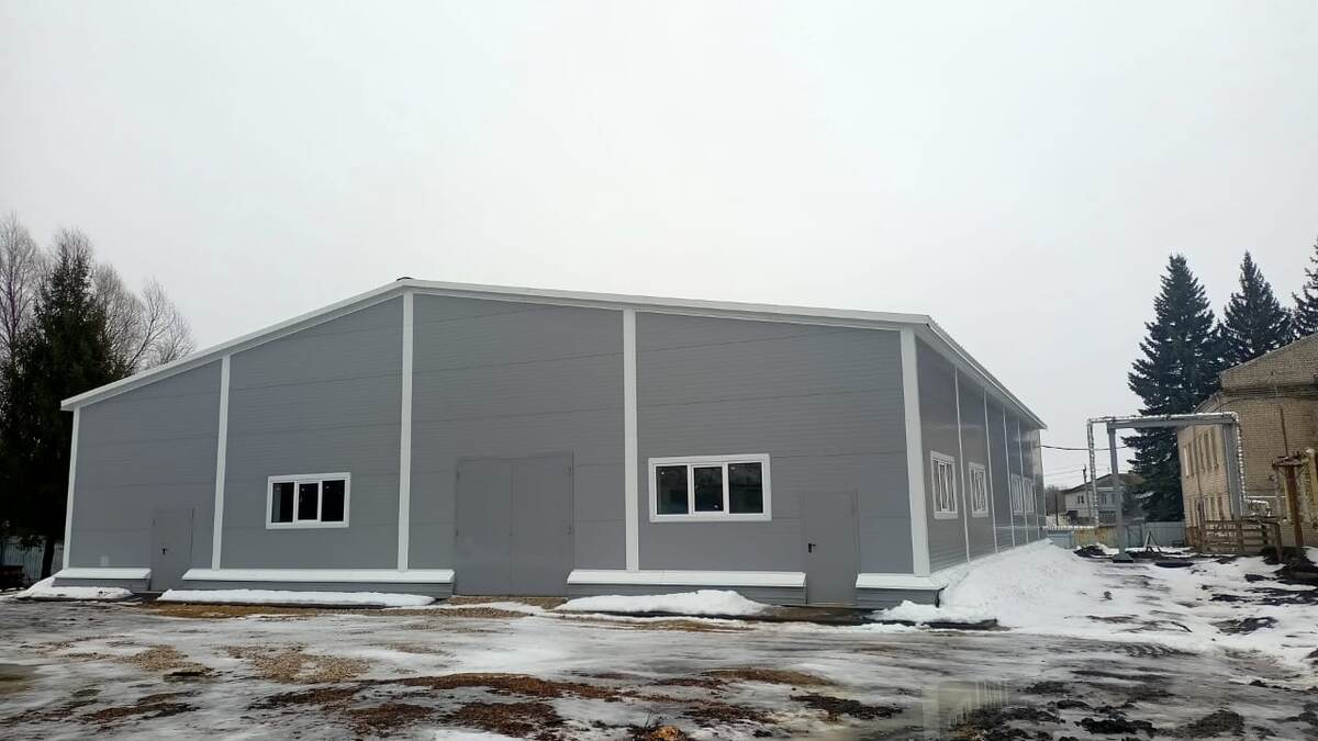 БЫСТРОВОЗВОДИМАЯ ШВЕЙНАЯ ФАБРИКА 24Ш Х 27Д Х 3.5В В Г. БОГОРОДСК, РОССИЯ