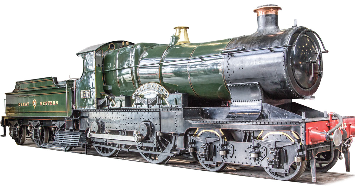 Картинки Яндекса. Этот локомотив — «Город Труро», который считается первым, развившим скорость 160 км/ч