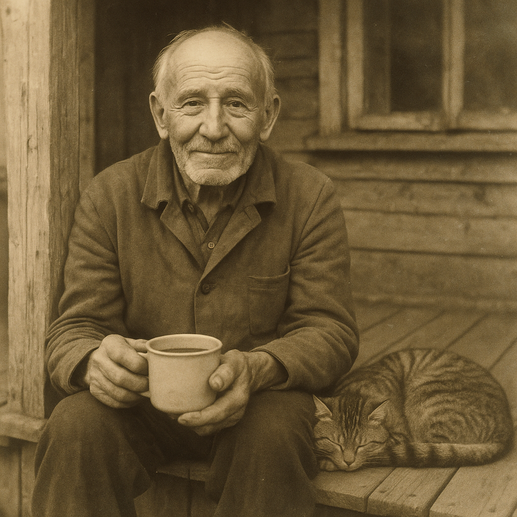 "Дедушка на веранде". Именно с него всё и началось...