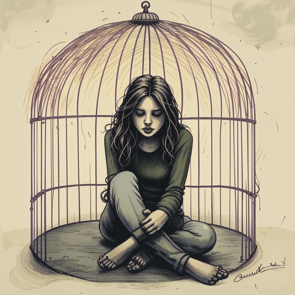 Обесценивая себя, ты запираешь себя в невидимую клету, мещая себе жить жизнь