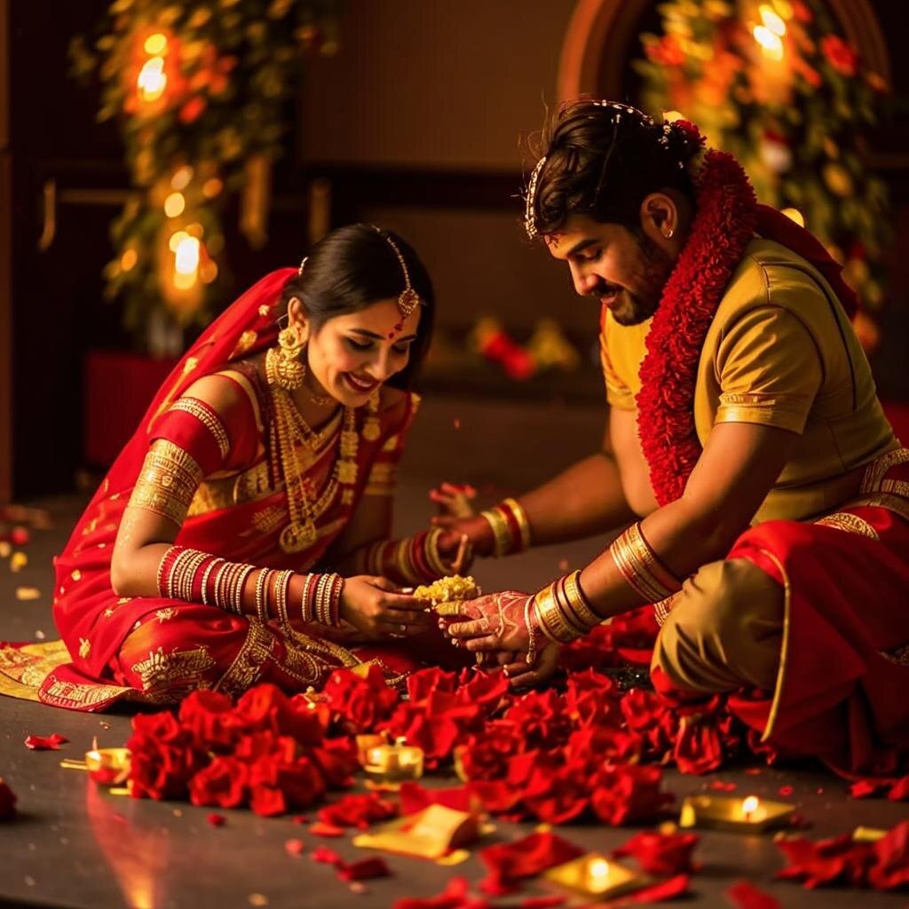 Ритуал обычно проводится в начале свадебной церемонии