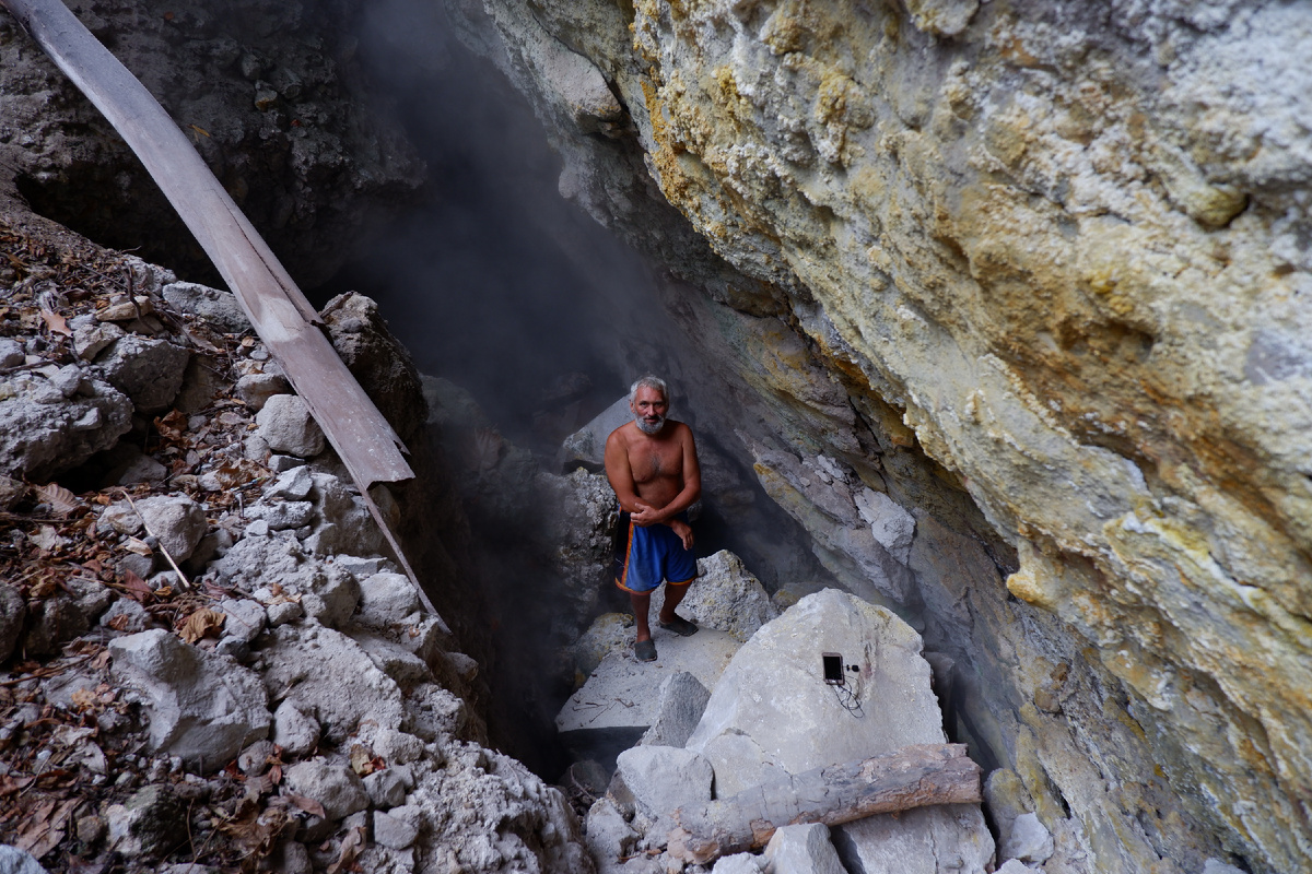 Вулканическая сауна.