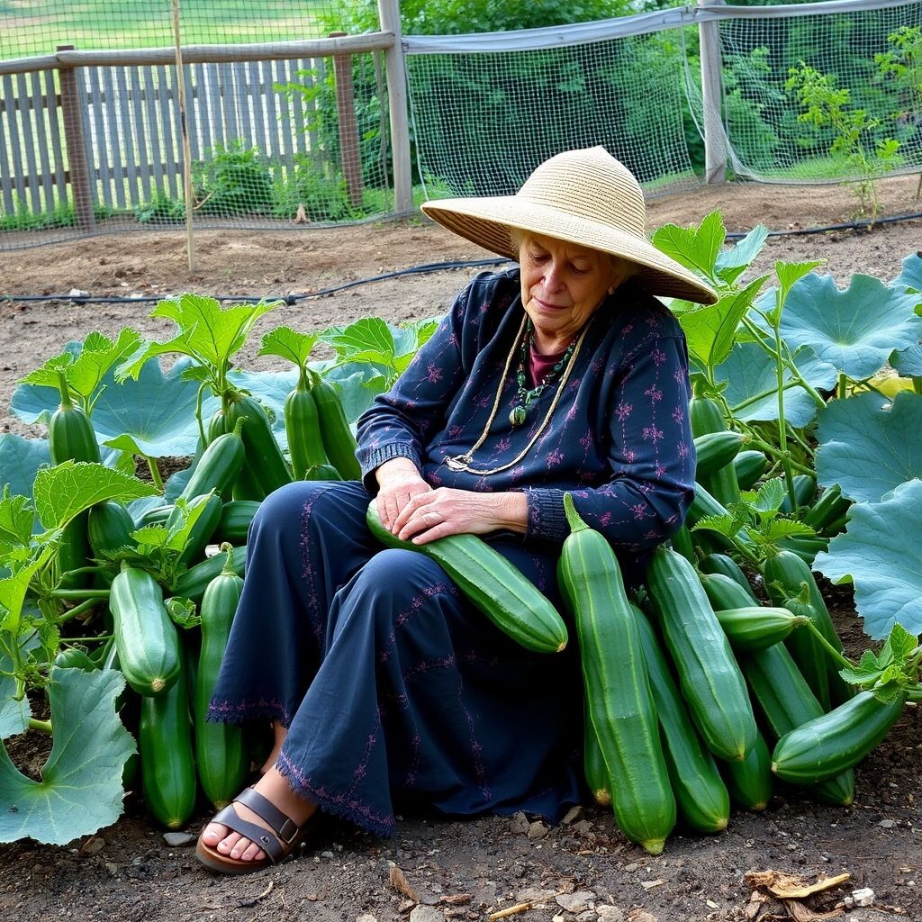 Это кобачки, а не огурцы. Просто для интереса добавлено фото