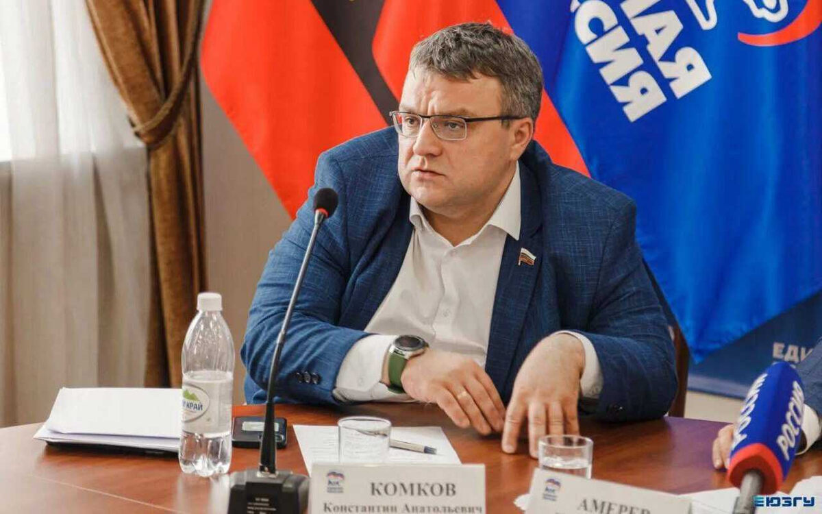    Константин Комков возглавил фракцию ЕР в курской облдуме Фото – взято из телеграм-канала Константина Комкова